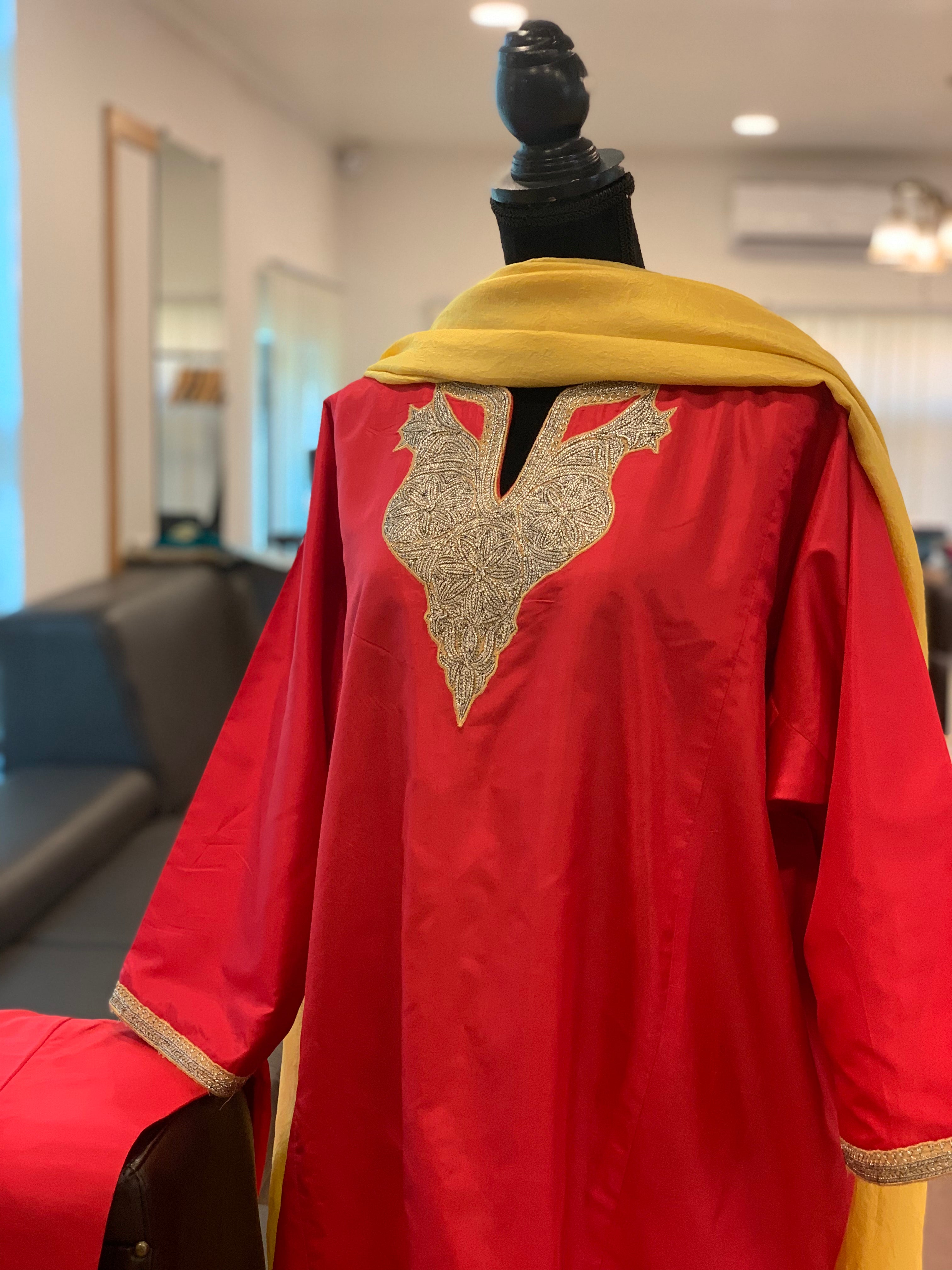 Hand Tilla pure silk 3pc stitched