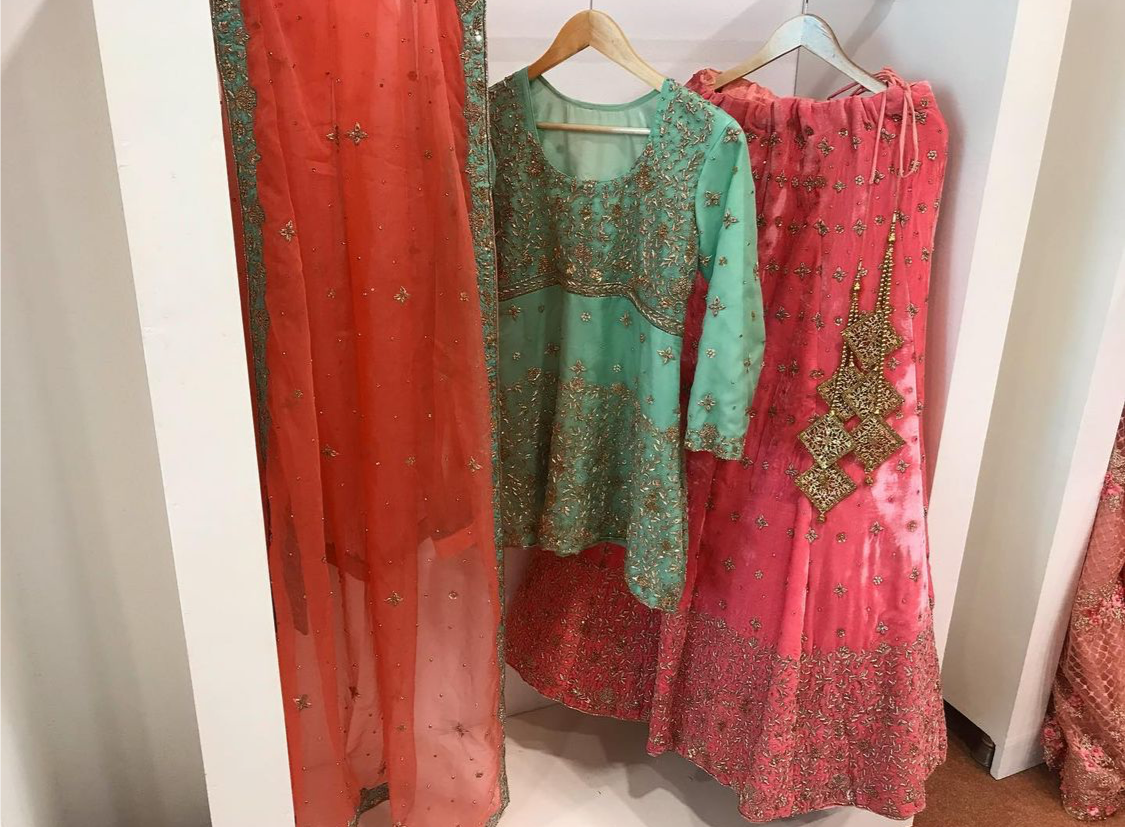 Handembroidered Bridal Lehanga - Pastau