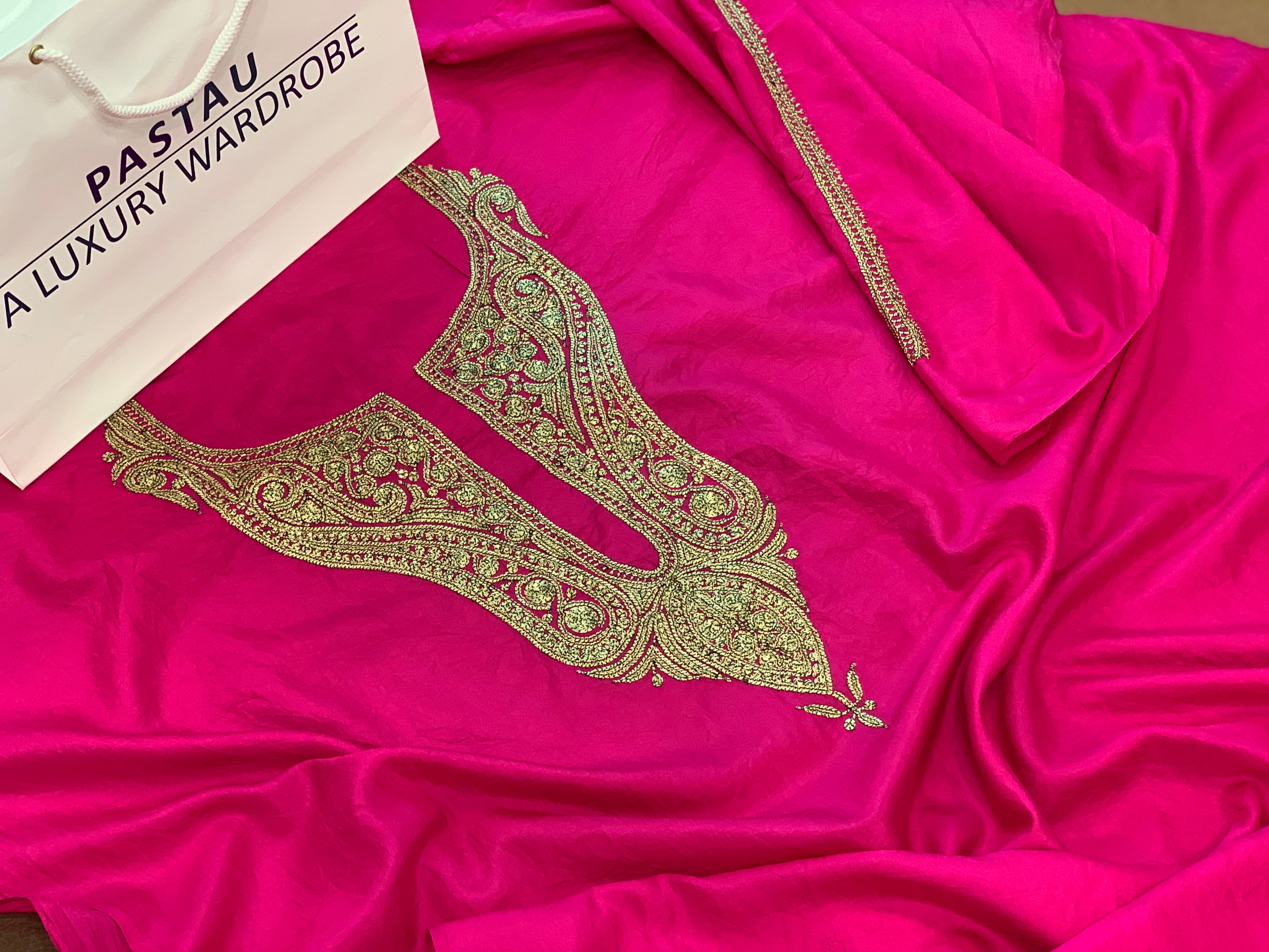 Hand Tilla pure silk 2 pc unstitched