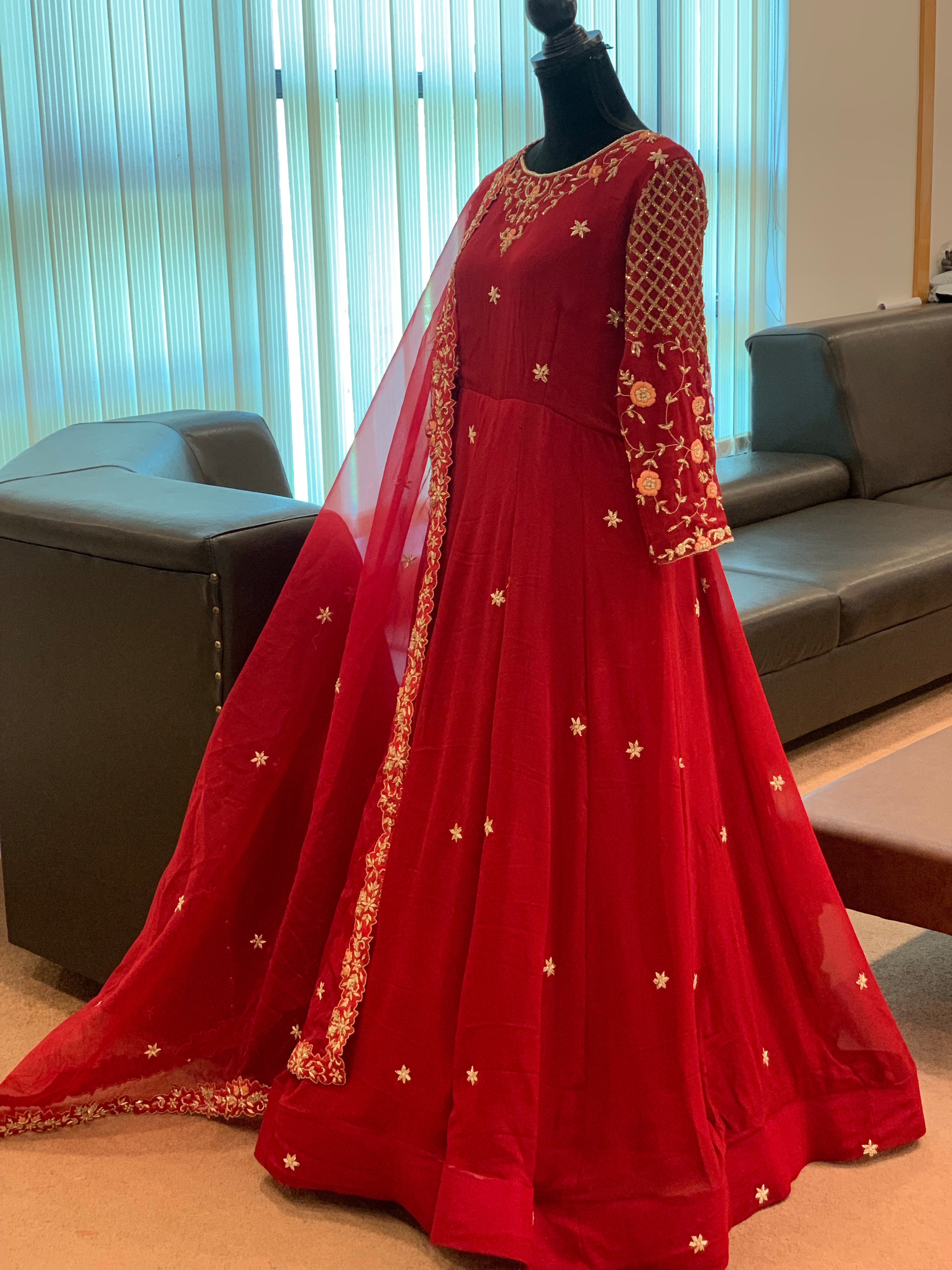 Handembroidered Gown