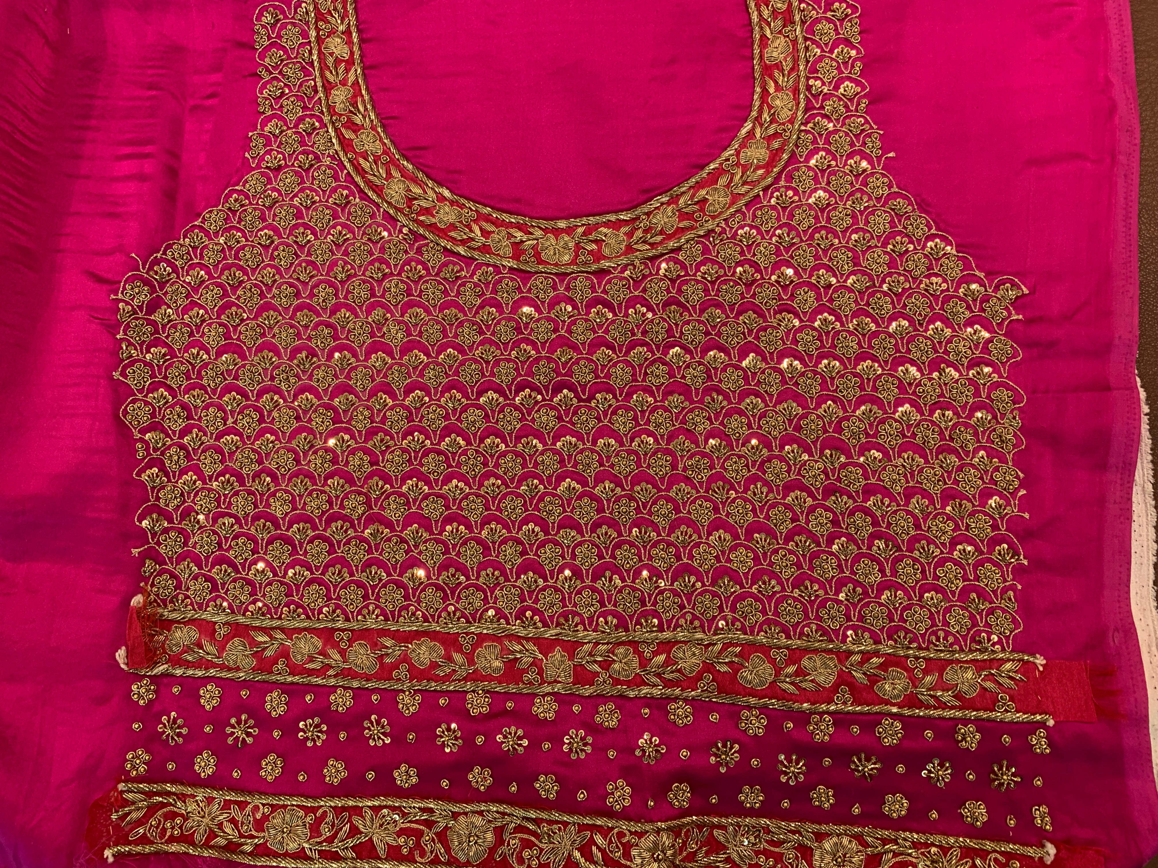 Hand Embroidered Bridal Lehanga