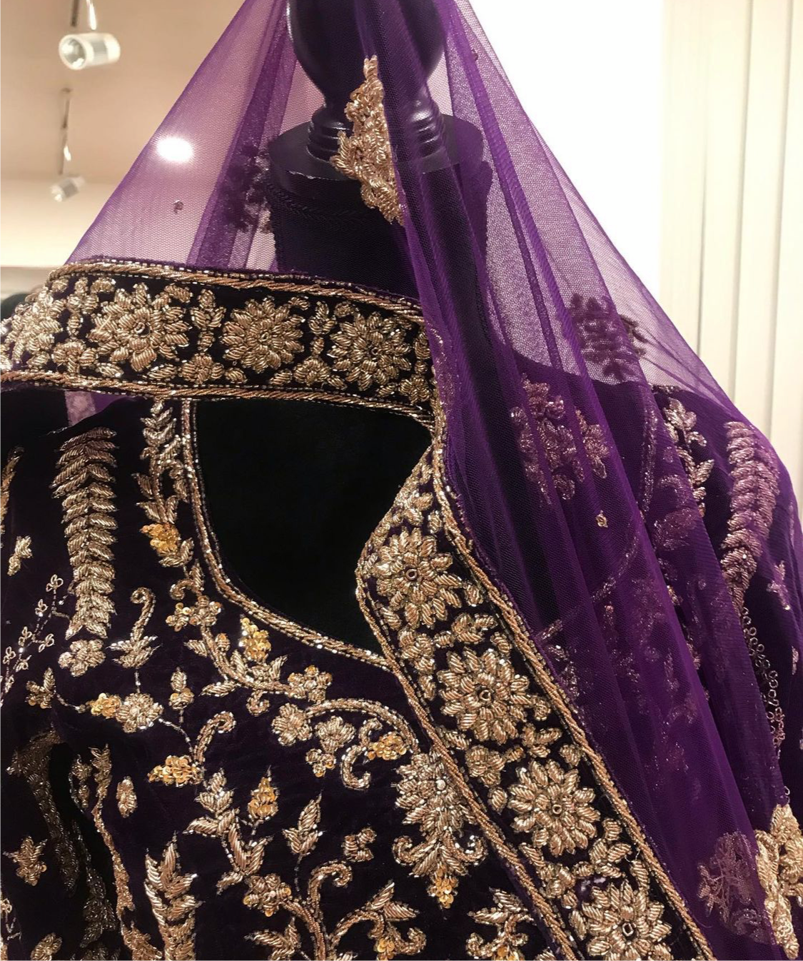 Handembroidered Bridal Lehanga - Pastau