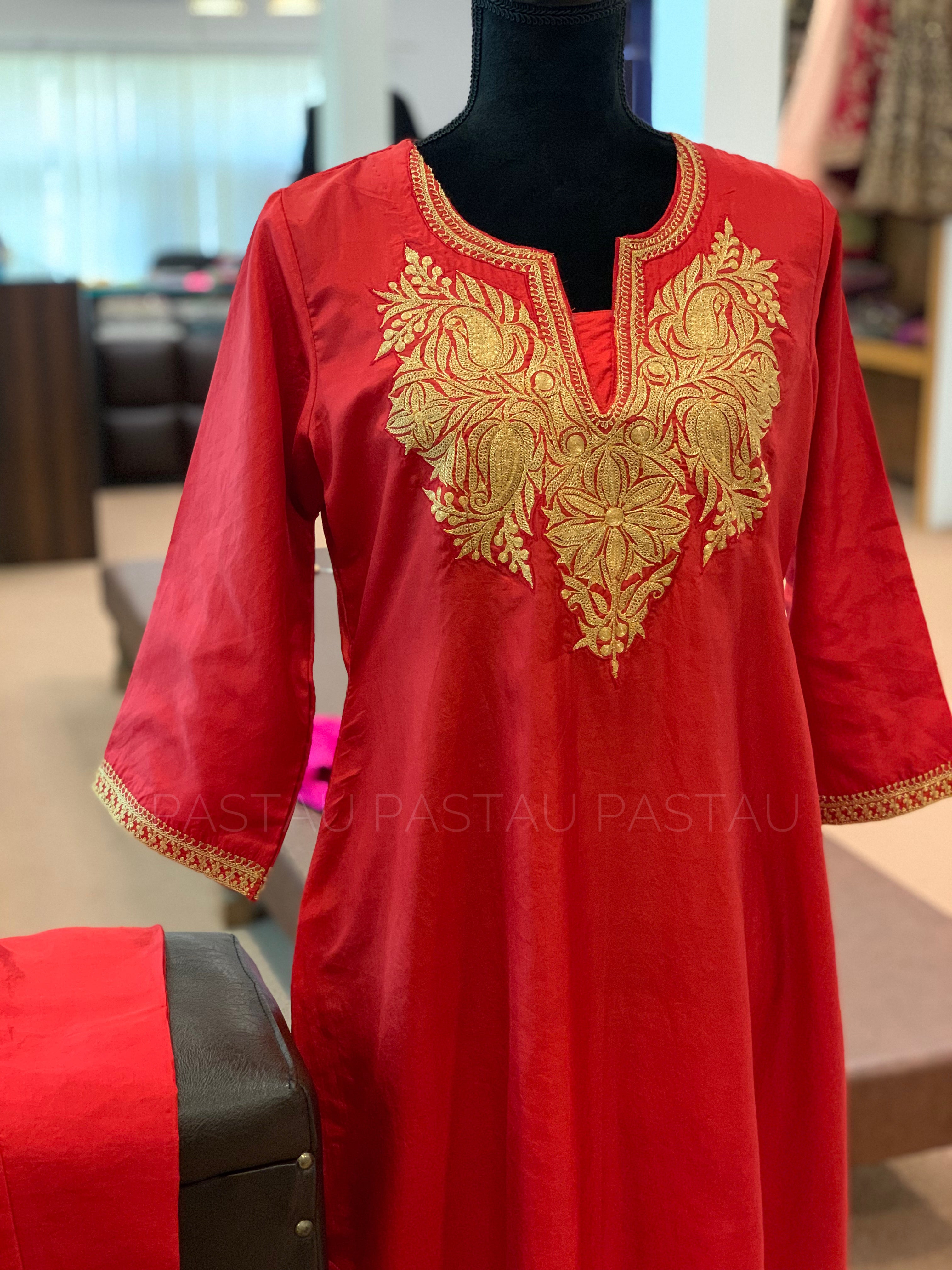 Hand Tilla pure silk 2pc stitched