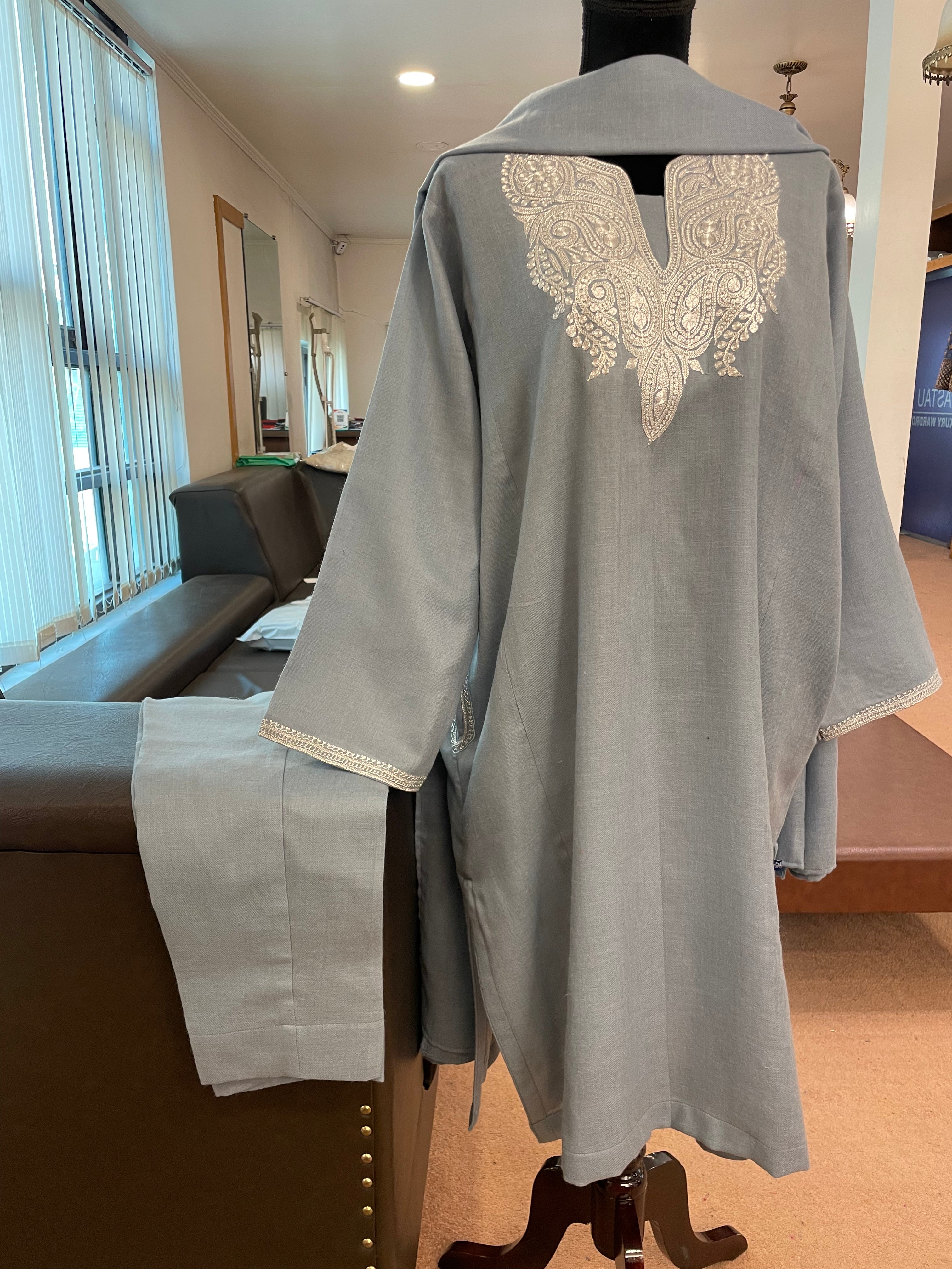 Pashmina blend pheran set