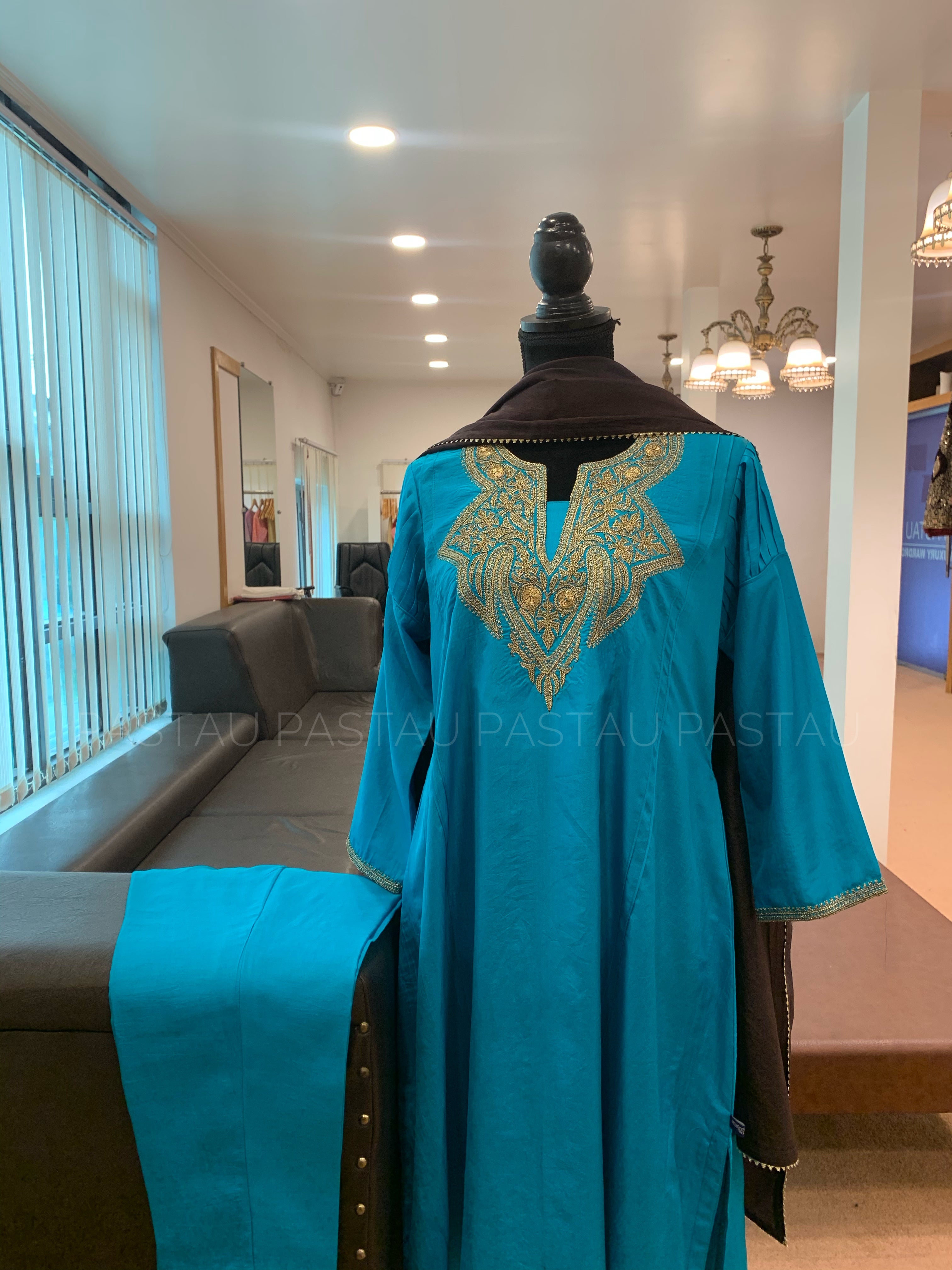 Hand Tilla pure silk 3pc stitched