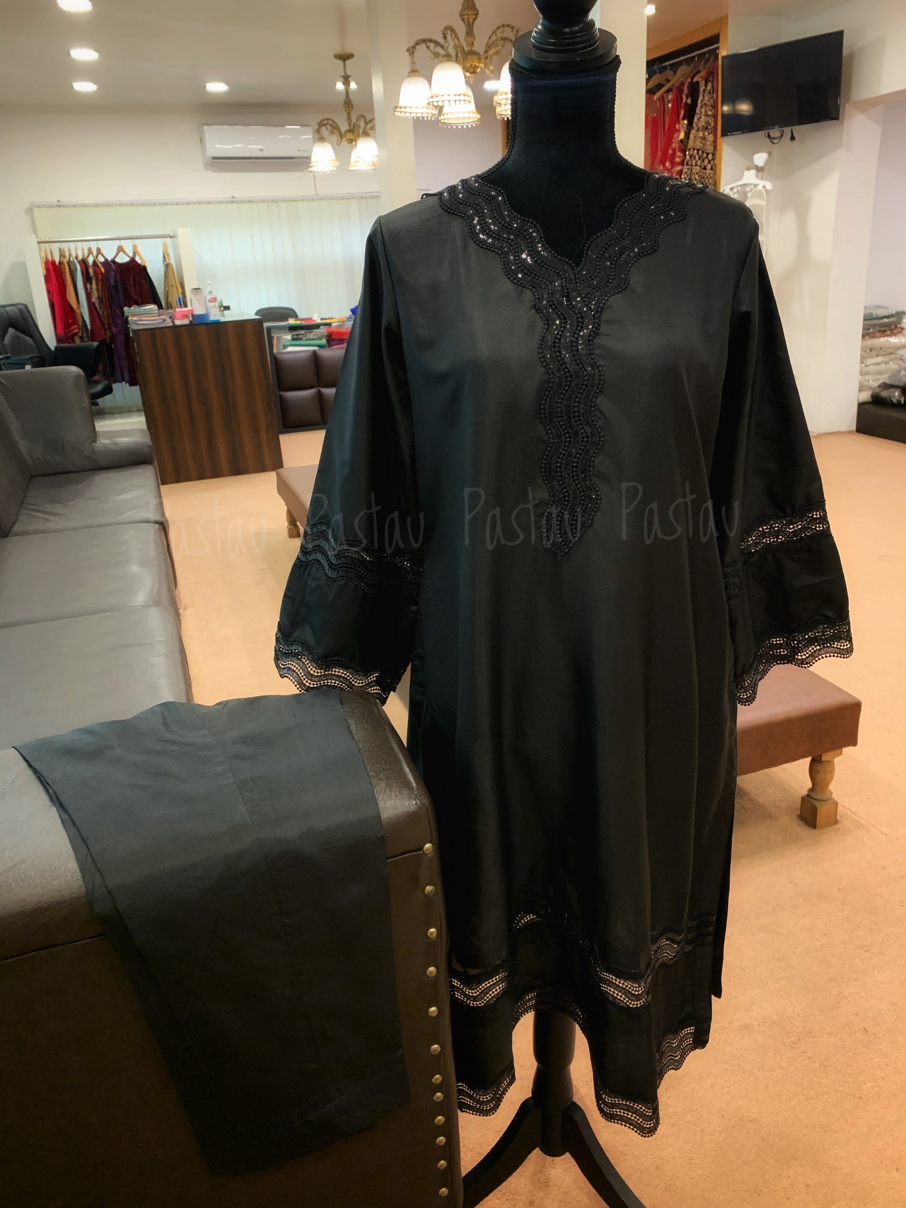 Pure Silk kurta set 2 pc stitched